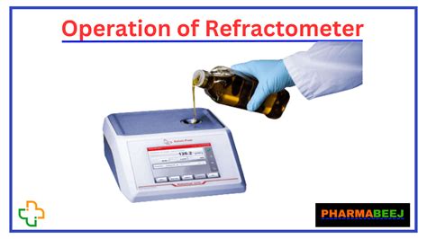 sop for refractometer|pharmaceutical refractometer procedure.